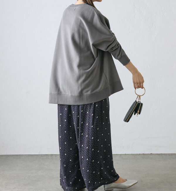  「裏起毛チュニックプルオーバー」|スウェット・ジャージ|