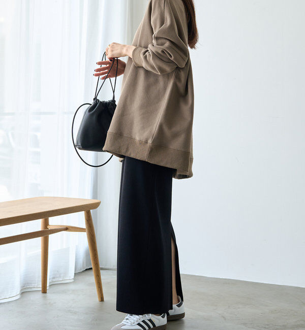  「裏起毛チュニックプルオーバー」|スウェット・ジャージ|