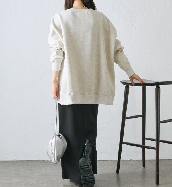  「裏起毛チュニックプルオーバー」|スウェット・ジャージ|