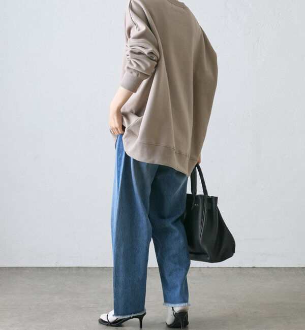  「裏起毛チュニックプルオーバー」|スウェット・ジャージ|