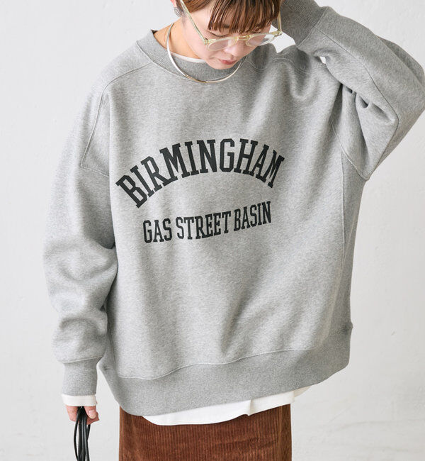  「裏起毛ロゴプリントスウェットプルオーバー」|プルオーバー|