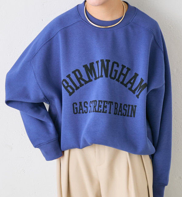  「裏起毛ロゴプリントスウェットプルオーバー」|プルオーバー|