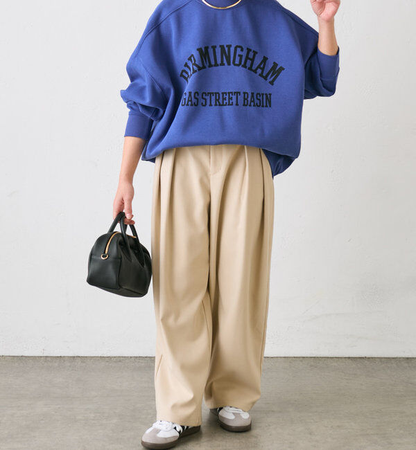  「裏起毛ロゴプリントスウェットプルオーバー」|プルオーバー|