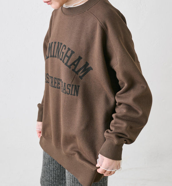  「裏起毛ロゴプリントスウェットプルオーバー」|プルオーバー|