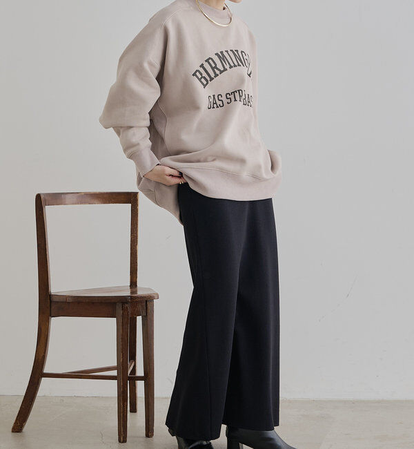  「裏起毛ロゴプリントスウェットプルオーバー」|プルオーバー|