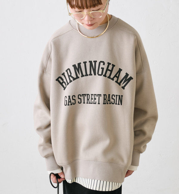  「裏起毛ロゴプリントスウェットプルオーバー」|プルオーバー|