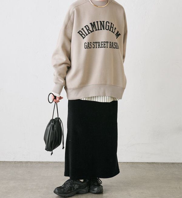  「裏起毛ロゴプリントスウェットプルオーバー」|プルオーバー|