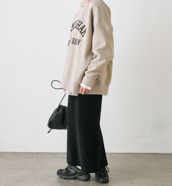  「裏起毛ロゴプリントスウェットプルオーバー」|プルオーバー|