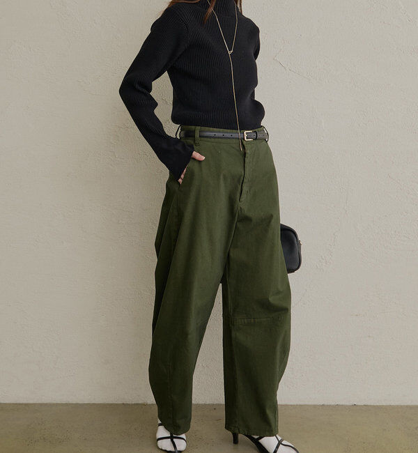  「ピーチ起毛カーブレッグパンツ」|その他|