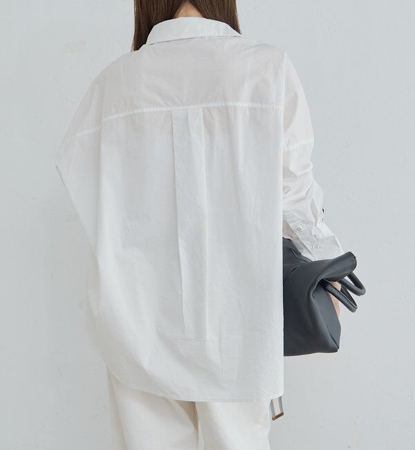  「ワンポイントロゴ刺繍ダブルポケットシャツ」|シャツ・ブラウス|