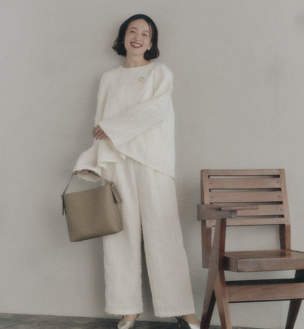  「【Du noir】ジャガードストライプブラウス」|プルオーバー|