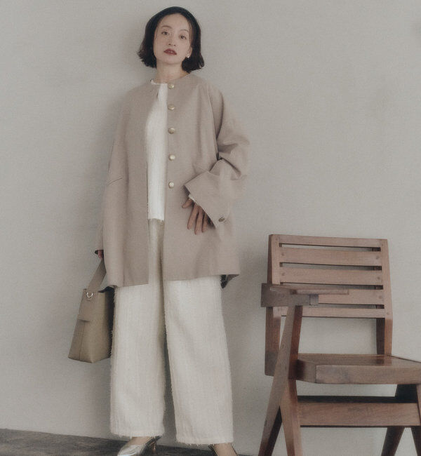  「【Du noir】ジャガードストライプブラウス」|プルオーバー|