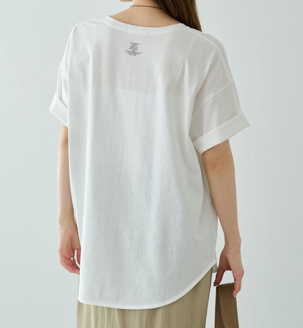  「【汗シミ防止】ワンポイントロゴTシャツ」|Tシャツ・カットソー|