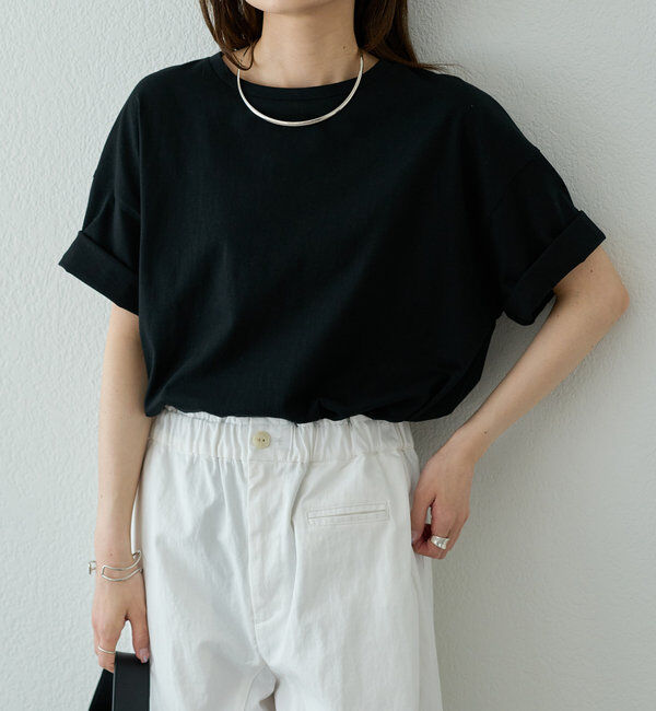  「【汗シミ防止】ワンポイントロゴTシャツ」|Tシャツ・カットソー|