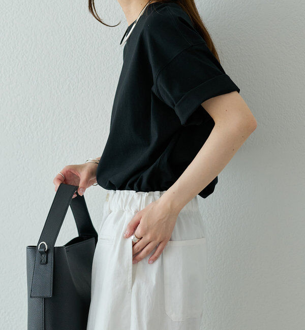  「【汗シミ防止】ワンポイントロゴTシャツ」|Tシャツ・カットソー|