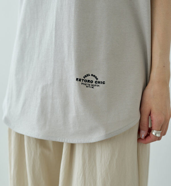  「【汗シミ防止】ワンポイントロゴTシャツ」|Tシャツ・カットソー|