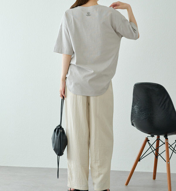  「【汗シミ防止】ワンポイントロゴTシャツ」|Tシャツ・カットソー|