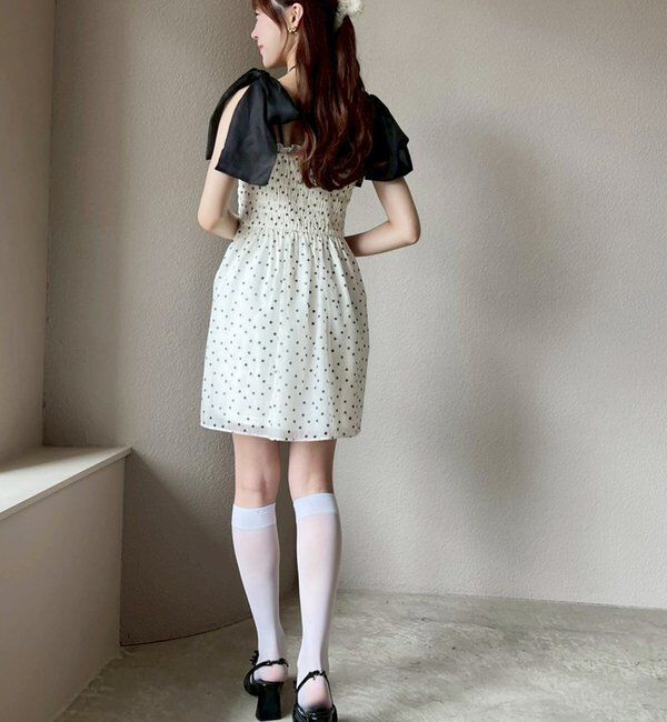  「肩リボンシャーリングビスチェ」|シャツ・ブラウス|