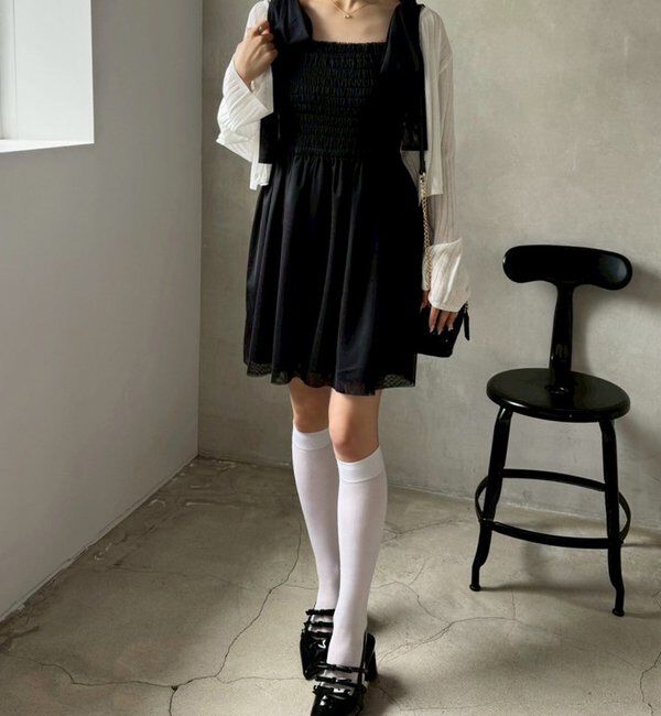  「肩リボンシャーリングビスチェ」|シャツ・ブラウス|