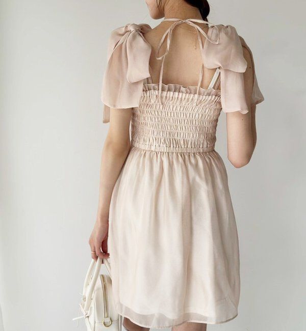  「肩リボンシャーリングビスチェ」|シャツ・ブラウス|