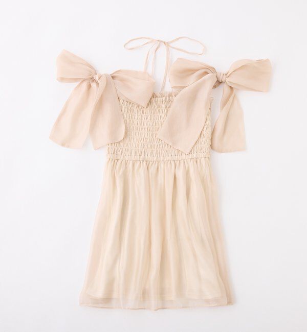  「肩リボンシャーリングビスチェ」|シャツ・ブラウス|