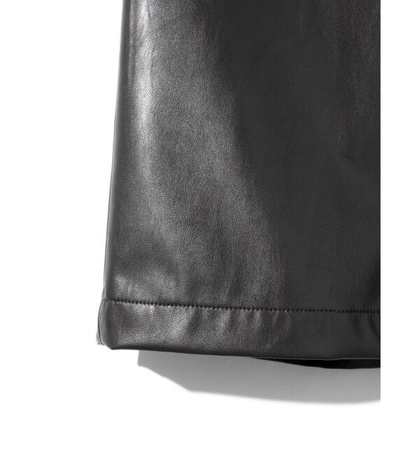 MIDIUMISOLID「MIDIUMISOLID for Ladies シンセティックレザートップス」|Tシャツ・カットソー|