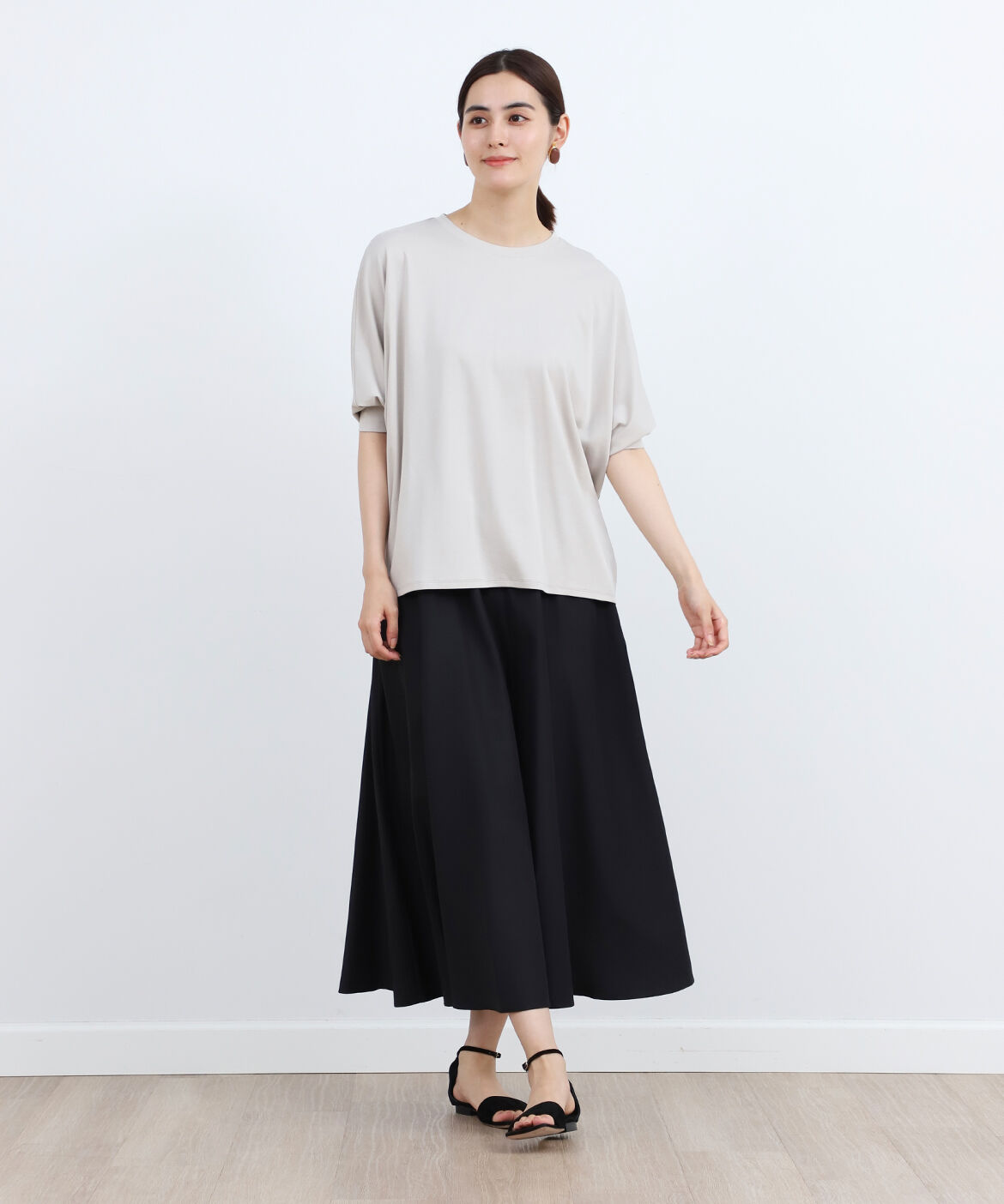 I.T.'S international「ドルマンスリーブコットンスムースカットソー」|Tシャツ・カットソー|