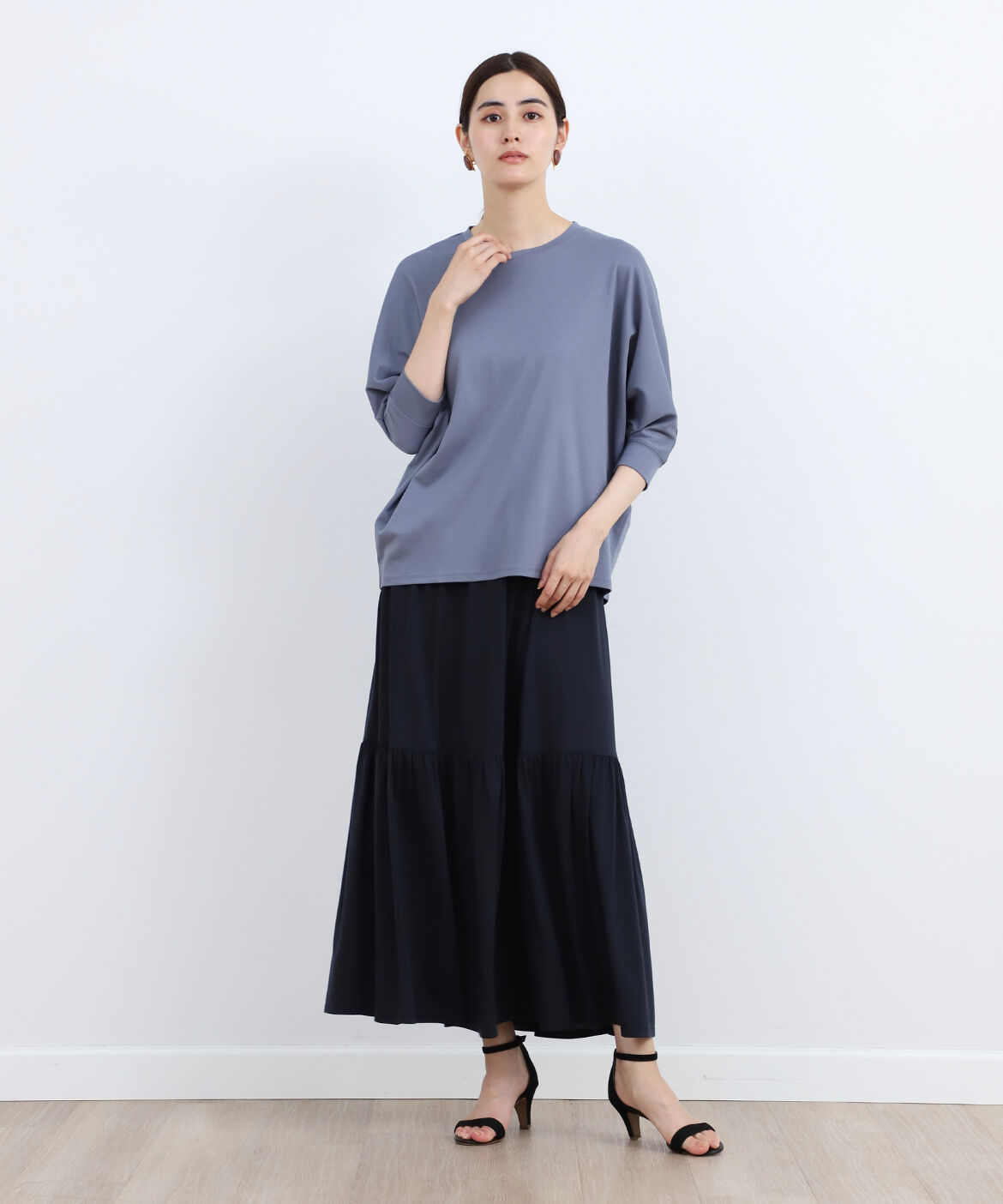 I.T.'S international「ドルマンスリーブコットンスムースカットソー」|Tシャツ・カットソー|