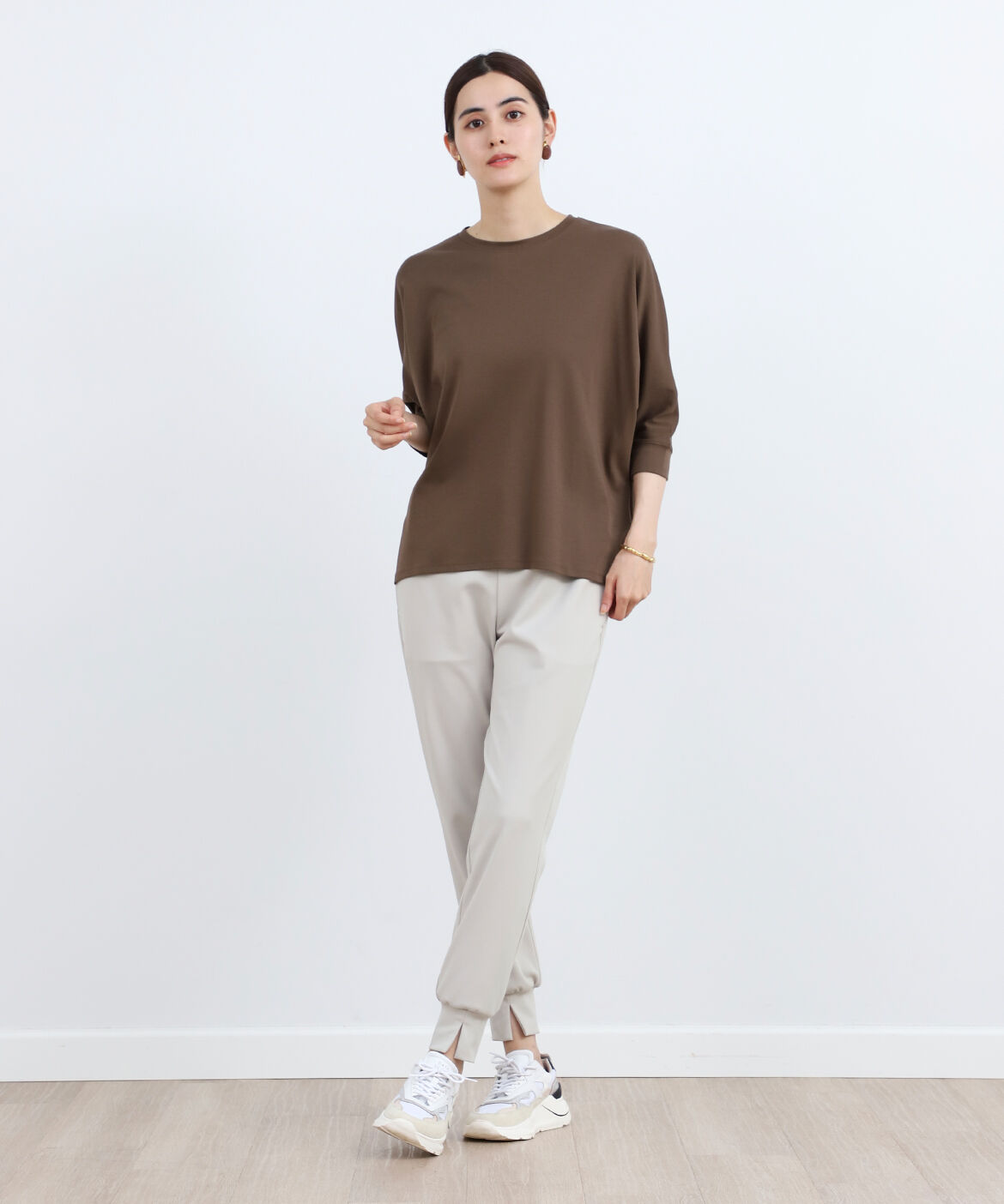 I.T.'S international「ドルマンスリーブコットンスムースカットソー」|Tシャツ・カットソー|