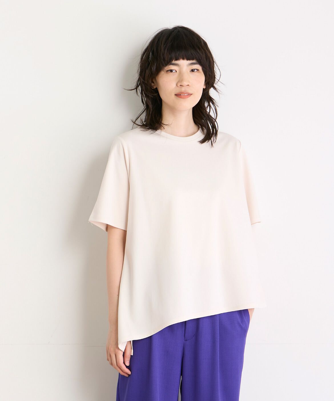 I.T.'S international「イレギュラーヘムカットソー」|Tシャツ・カットソー|アイボリー2