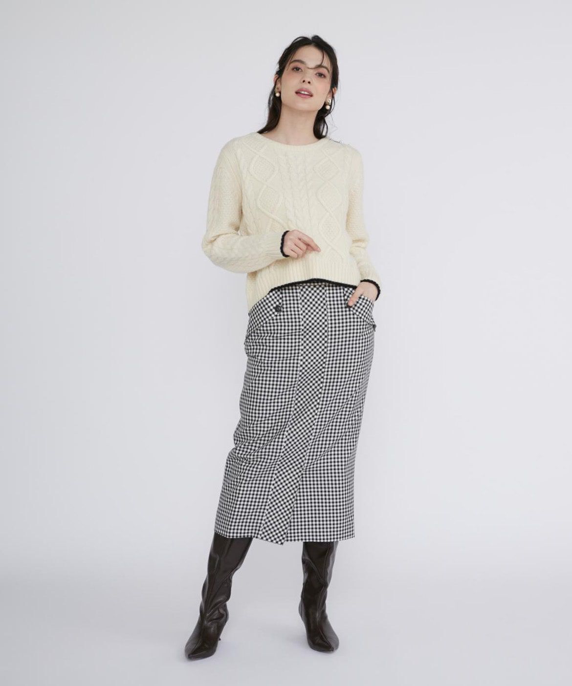 Maglie le cassetto「ケーブルニット」|ニット・セーター|