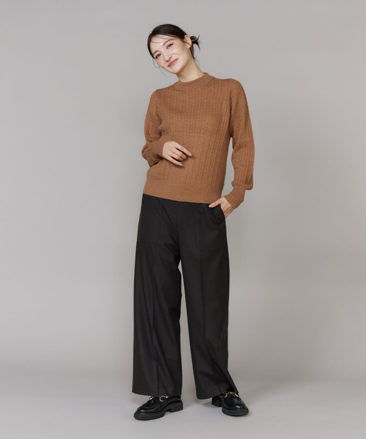 DAY by DAY it&rsquo;s international「ケーブル柄アルパカニットプルオーバー」|ニット・セーター|