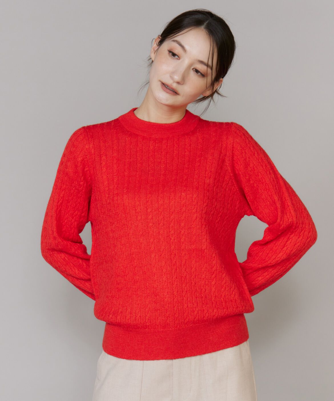 DAY by DAY it&rsquo;s international「ケーブル柄アルパカニットプルオーバー」|ニット・セーター|