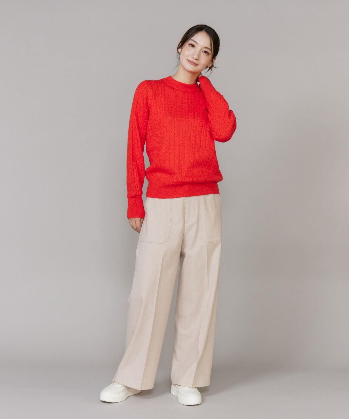 DAY by DAY it&rsquo;s international「ケーブル柄アルパカニットプルオーバー」|ニット・セーター|