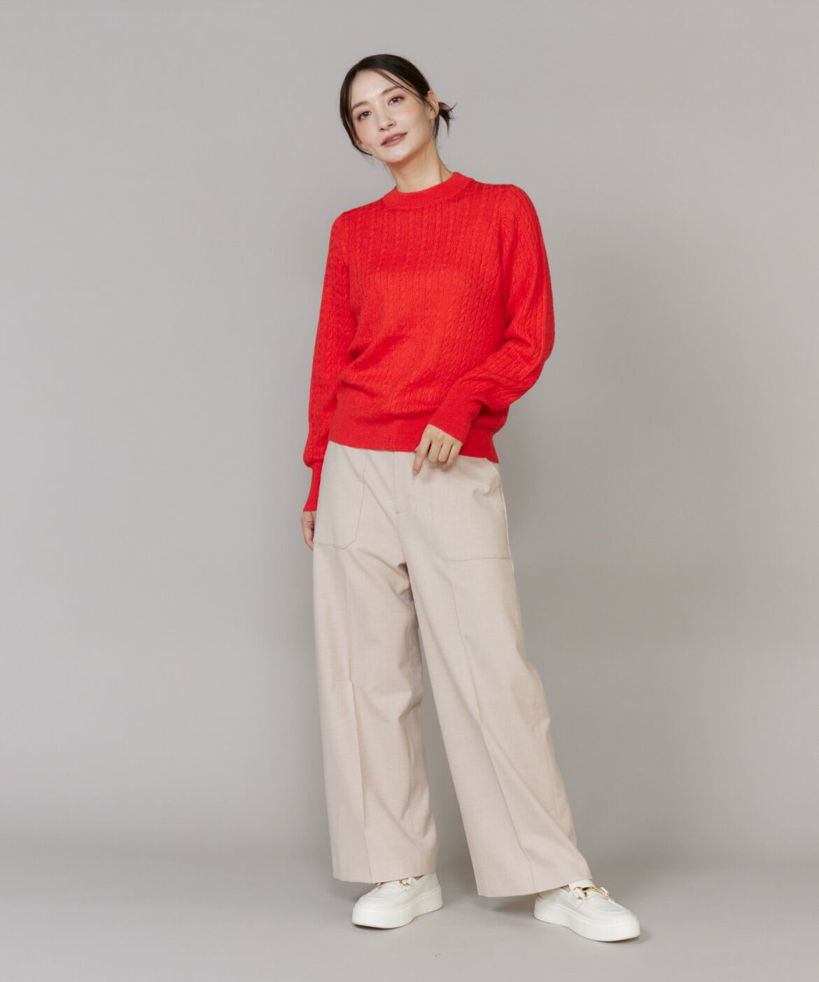 DAY by DAY it&rsquo;s international「ケーブル柄アルパカニットプルオーバー」|ニット・セーター|