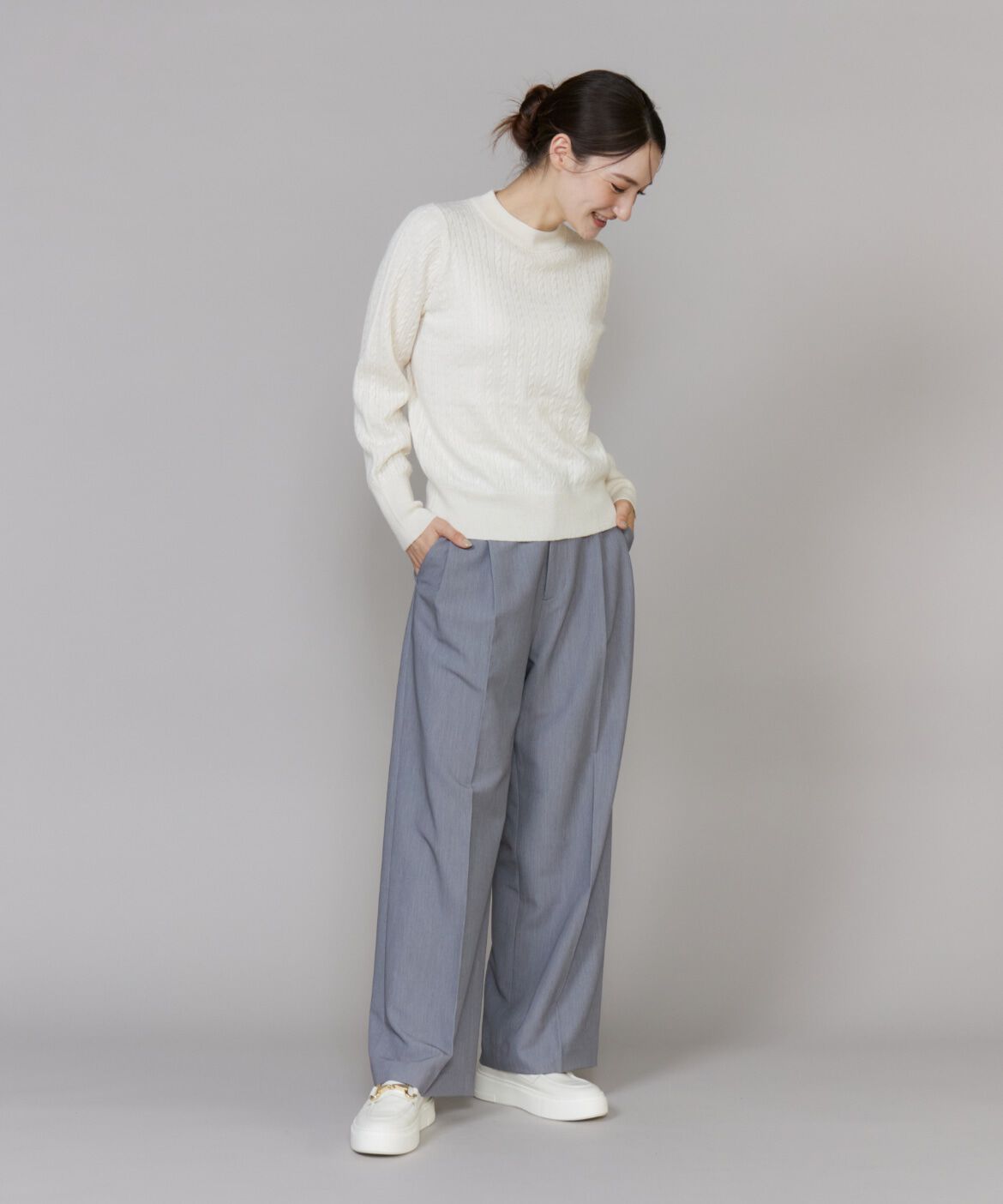 DAY by DAY it&rsquo;s international「ケーブル柄アルパカニットプルオーバー」|ニット・セーター|