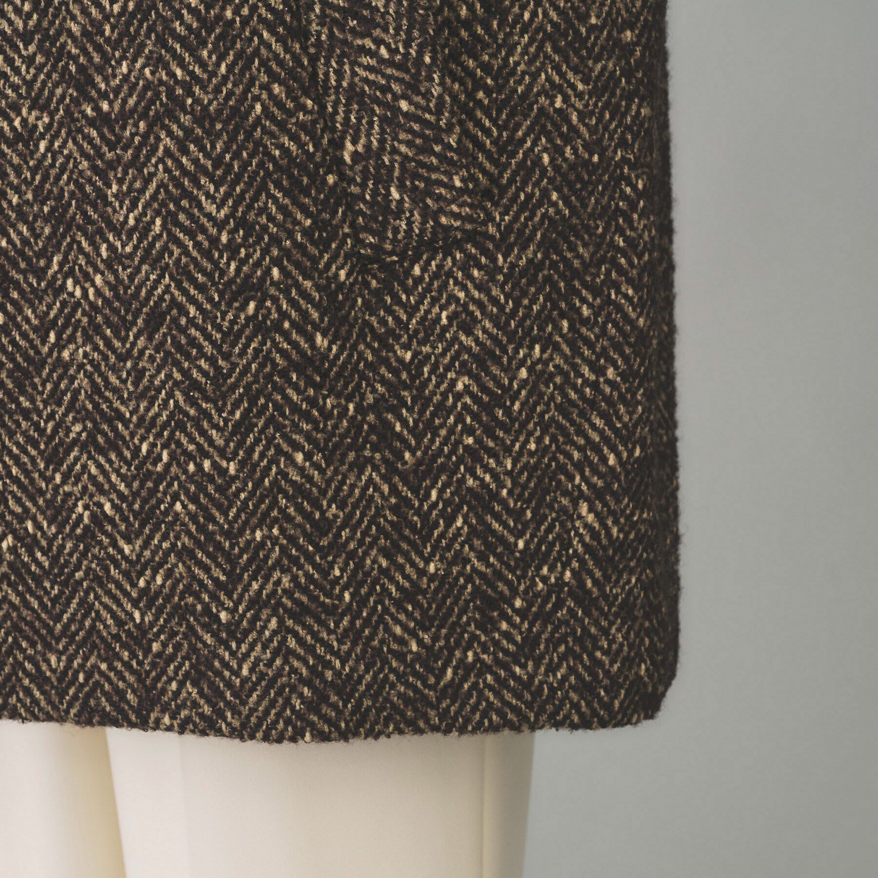 UNTITLED「【TICCA】ミックスツイードピーコート」|ピーコート|