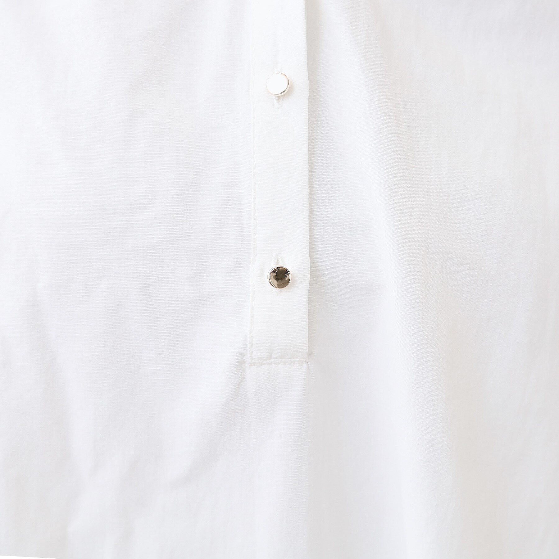 Reflect「【手洗い可】スキッパーネックチュニックブラウス」|シャツ・ブラウス|