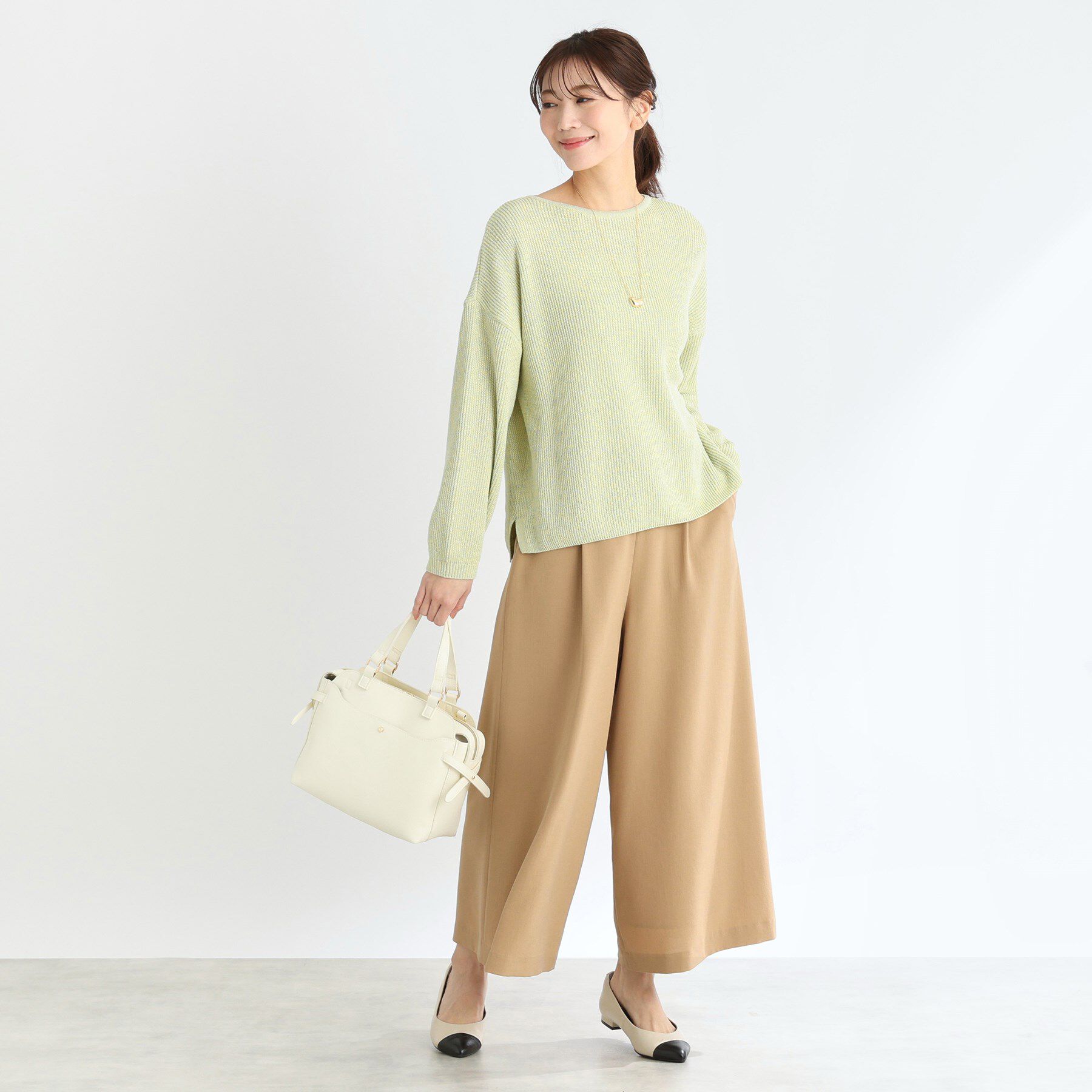 Reflect「【夏SALE】クルーネックミックスカラーニット」|ニット・セーター|