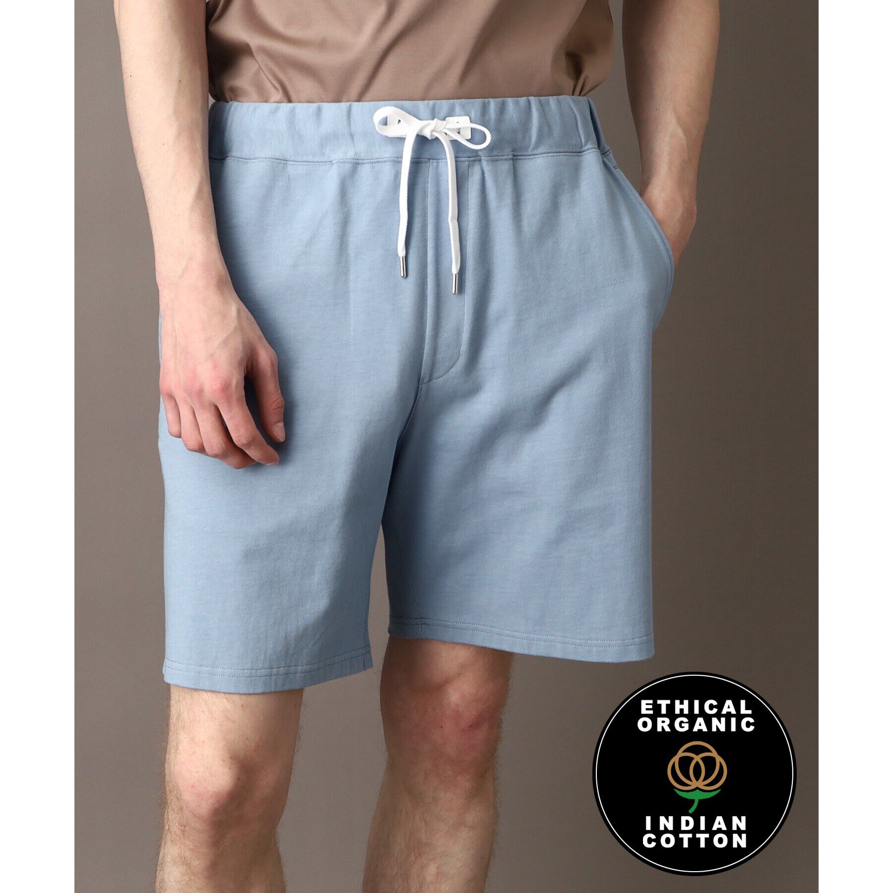 DRESSTERIOR「【セットアップ可】エシカルオーガニックコットン ショートパンツ」|その他|サックスブルー(09