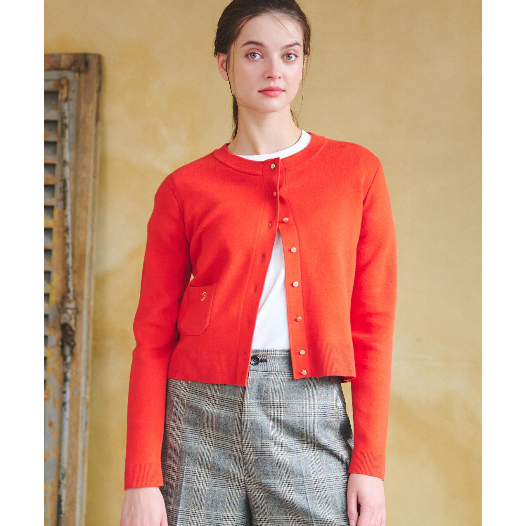 DRESSTERIOR「ウォッシャブルコットンカシミヤ混カーディガン」|カーディガン|