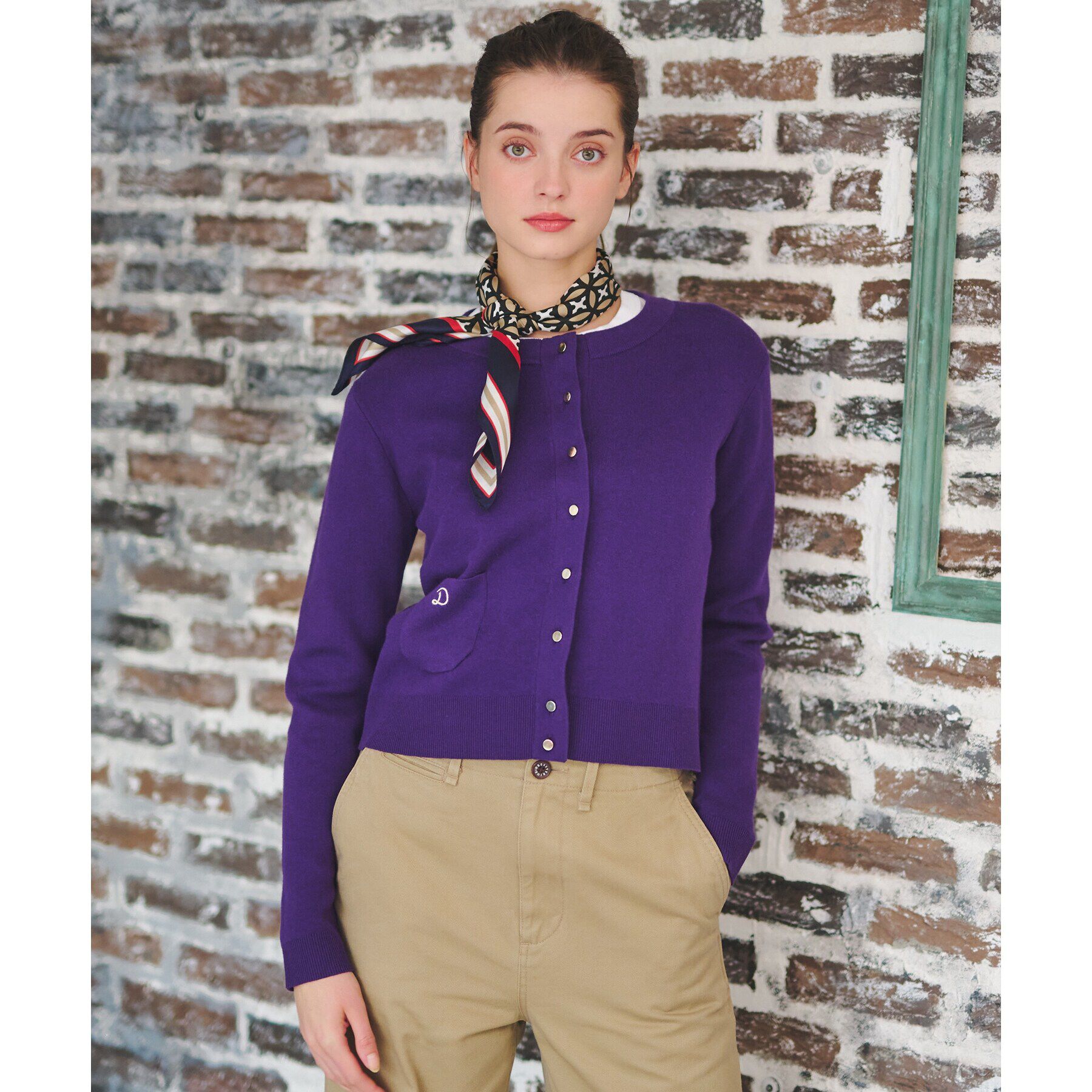 DRESSTERIOR「ウォッシャブルコットンカシミヤ混カーディガン」|カーディガン|