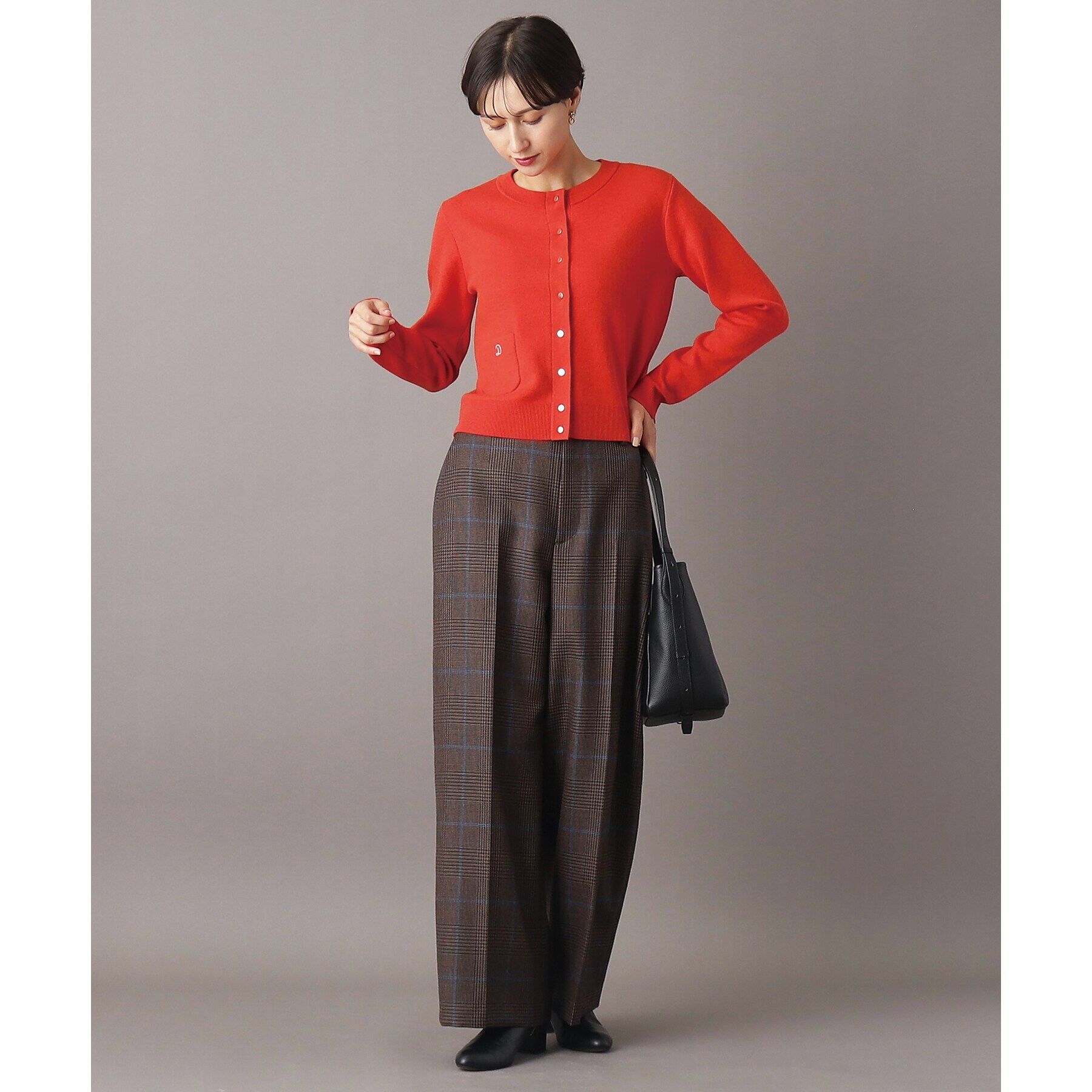 DRESSTERIOR「ウォッシャブルコットンカシミヤ混カーディガン」|カーディガン|