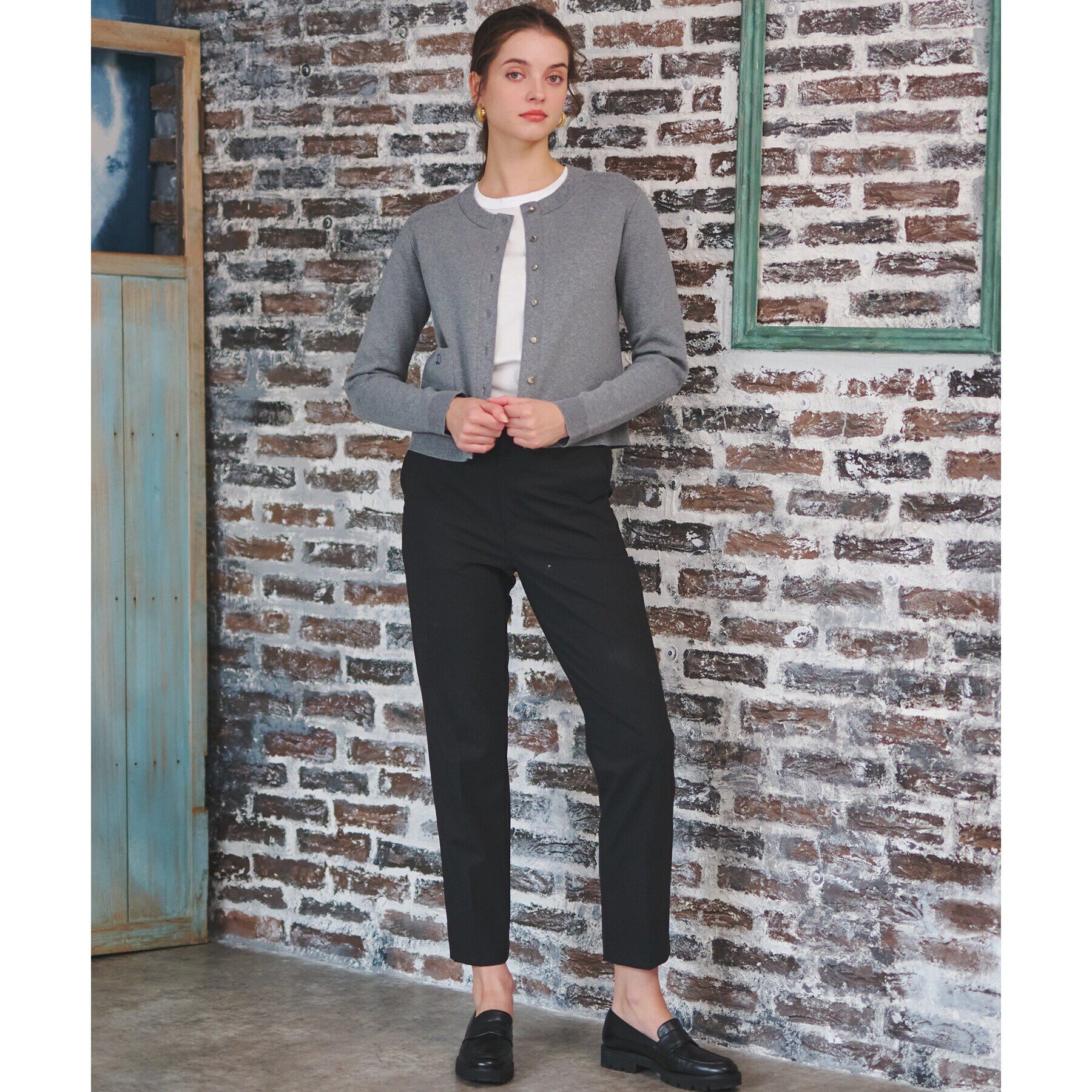 DRESSTERIOR「ウォッシャブルコットンカシミヤ混カーディガン」|カーディガン|