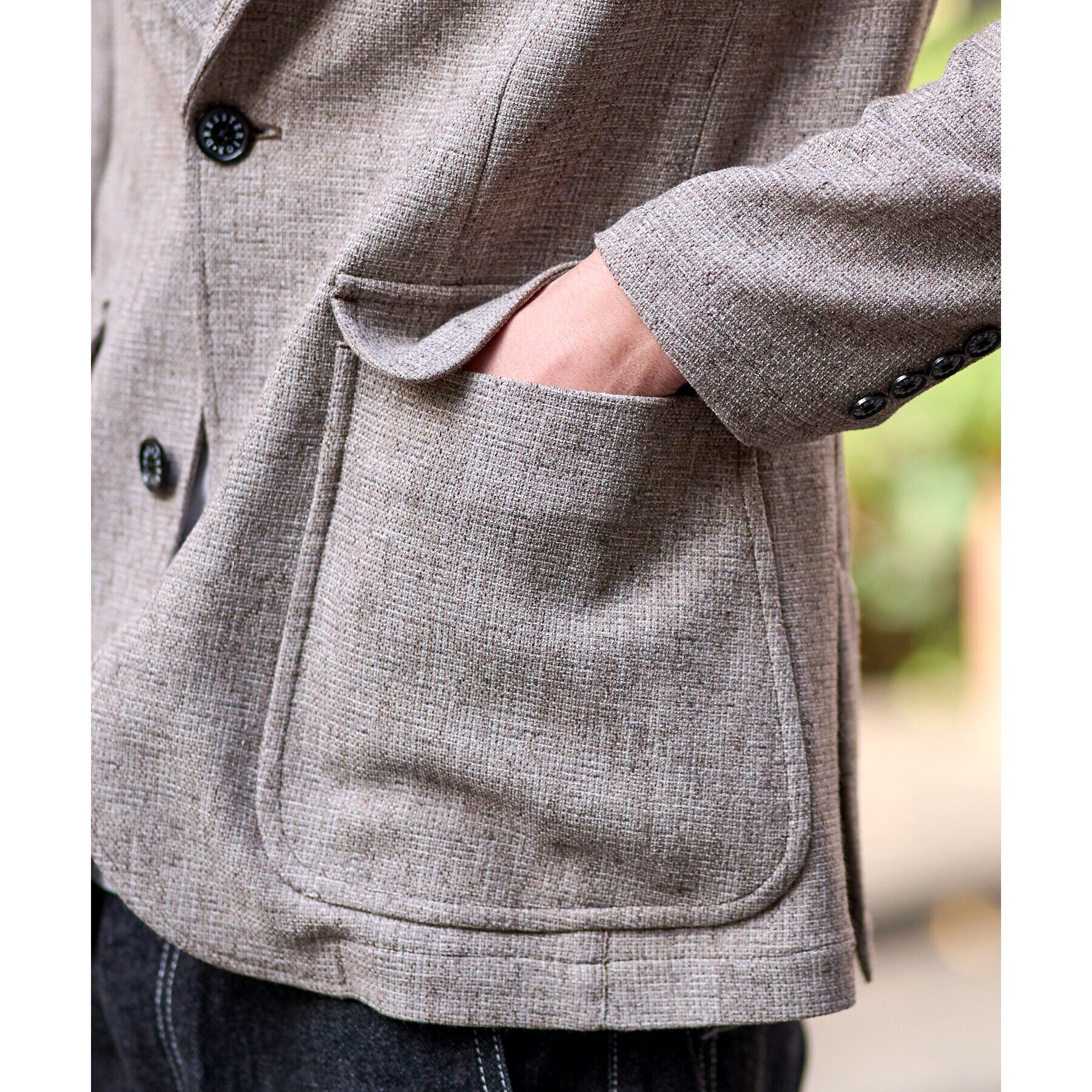 DRESSTERIOR「ミックスツイード ジャケット」|テーラードジャケット|