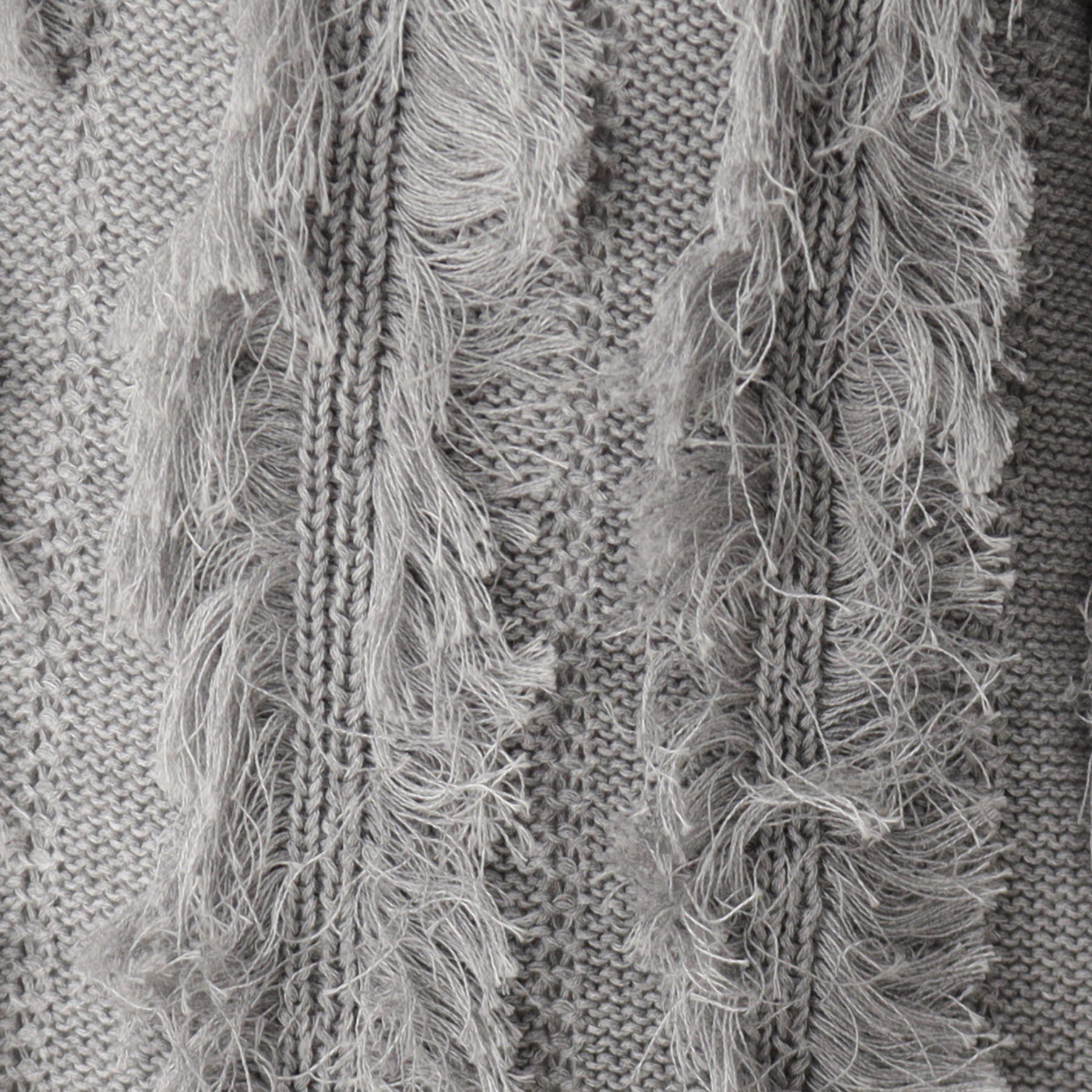 DRESSTERIOR「【Vネック/清涼感】コットンフリンジニットカーデ」|カーディガン|