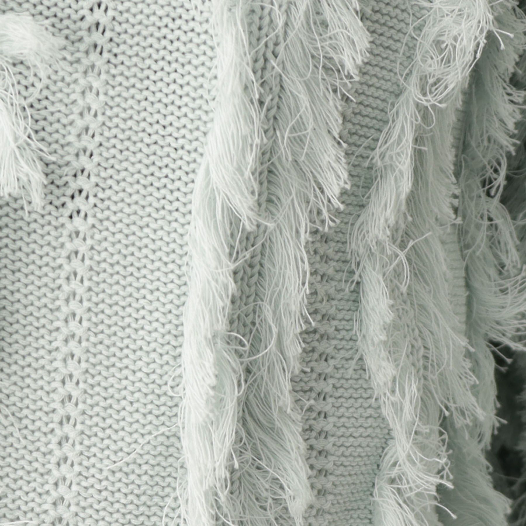 DRESSTERIOR「【Vネック/清涼感】コットンフリンジニットカーデ」|カーディガン|