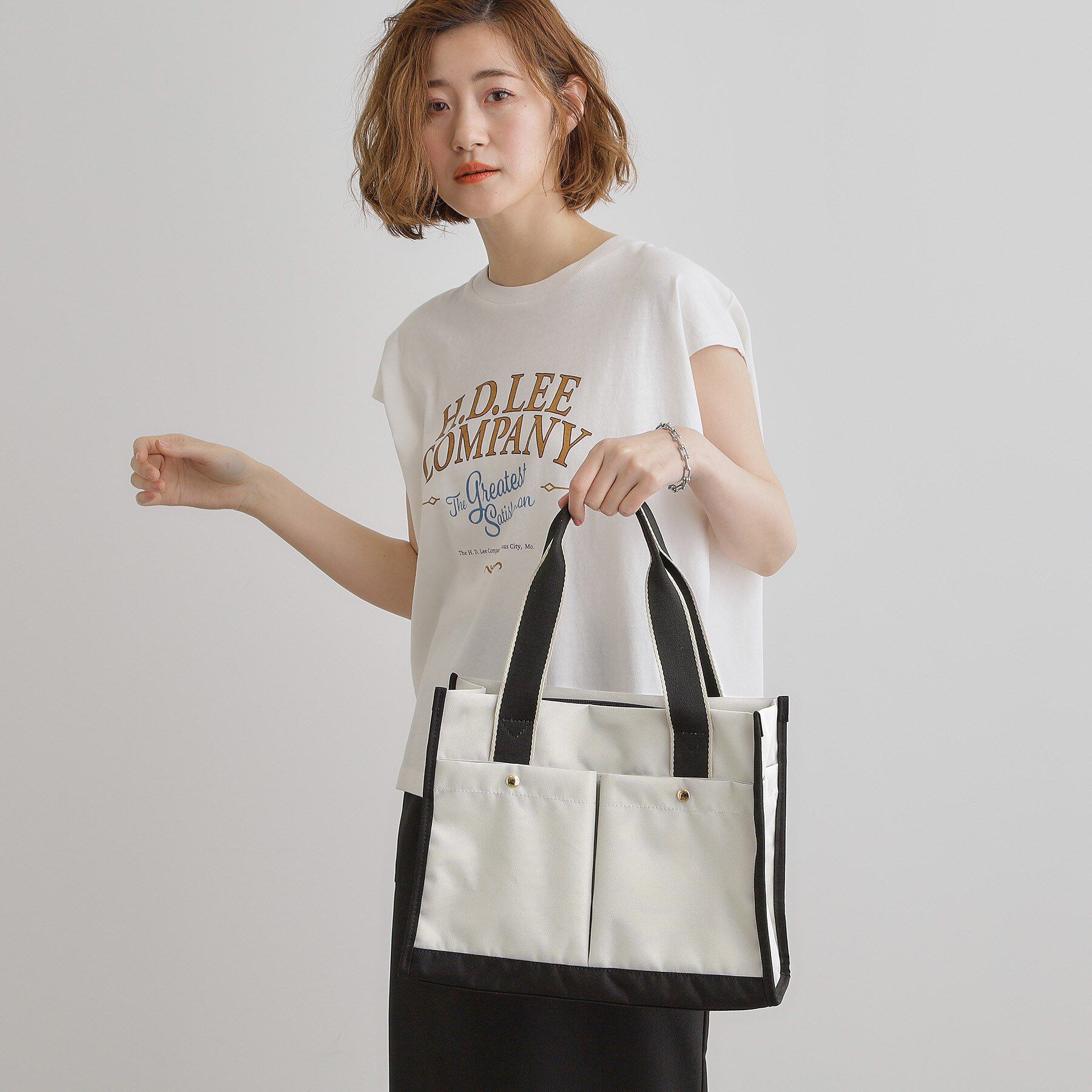 grove「【A4・軽量】ポリキャンダブルフェイス2WAYトート」|トートバッグ|