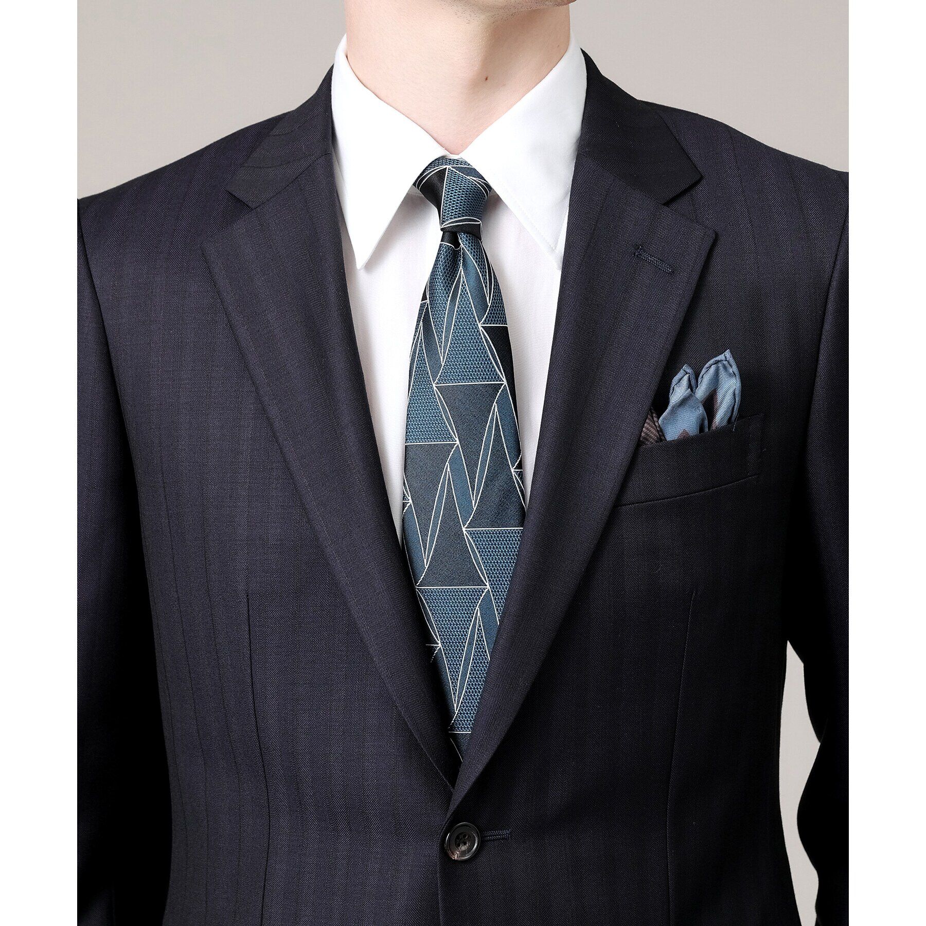 TAKEO KIKUCHI「【THE FLAGSHIP】網干紋 小紋ネクタイ」|ネクタイ・蝶ネクタイ|ｸﾞﾘｰﾝ(522)