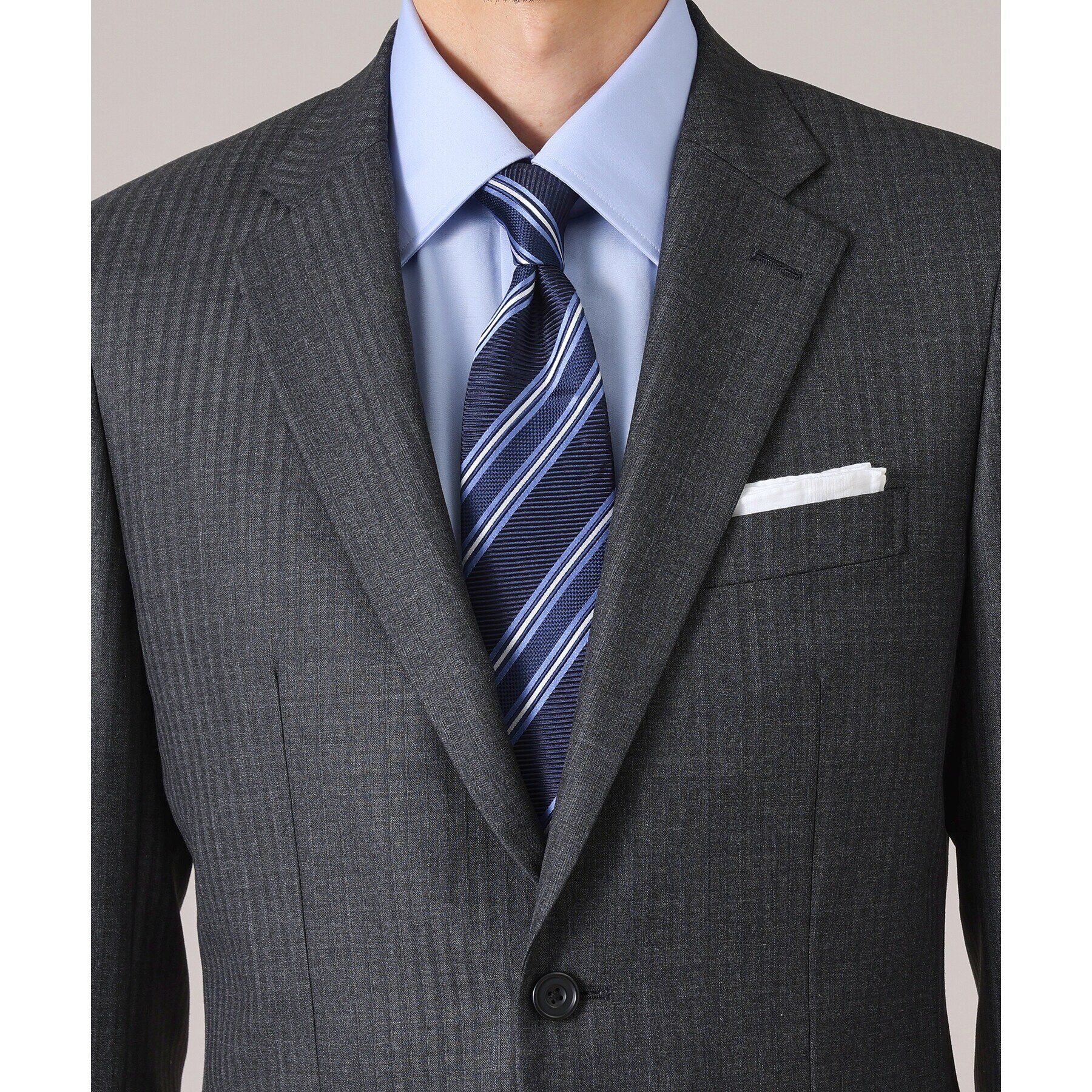 TAKEO KIKUCHI「【会話の増えるネクタイ】ベーシックストライプ　チェンジタイ」|ネクタイ・蝶ネクタイ|